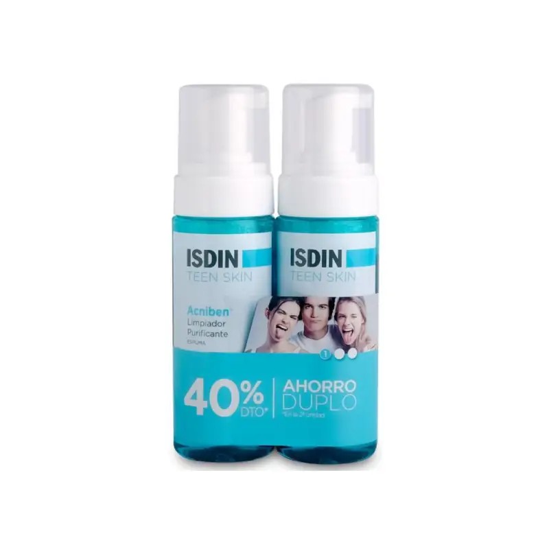 Isdin acniben duplo gel limpiador 2x 150ml